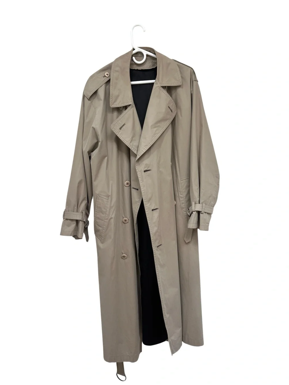 Vintage Burberry Prorsum Men's Long Trench Coat - Beige. Size M/L